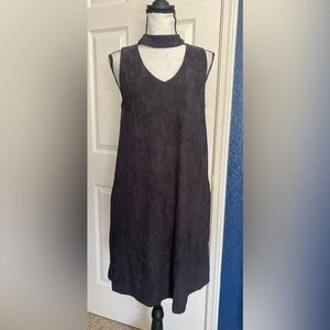 Wishlist Black Dress with Choker Neckline